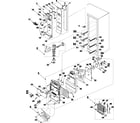 Samsung RS2533BB/XAA refrigerator compartment diagram