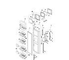 Samsung RS2578BB/XAA refrigerator door diagram