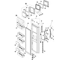 Samsung RS2666SW/XAA refrigerator door diagram
