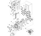 Samsung RS2666SW/XAA refrigerator compartment diagram