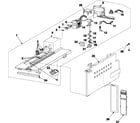 Samsung RS2666SW/XAA enclosure assembly diagram