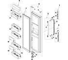 Samsung RS2520SW/XAA refrigerator door diagram