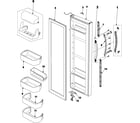 Samsung RS2624WW/XAA refrigerator door diagram