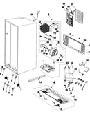 Machine compartment-compressor