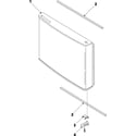 Samsung RB1855SW/XAA freezer door diagram