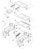 Refrigerator shelves