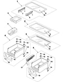 Refrigerator shelves