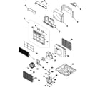 Samsung AW1291L chassis assembly diagram