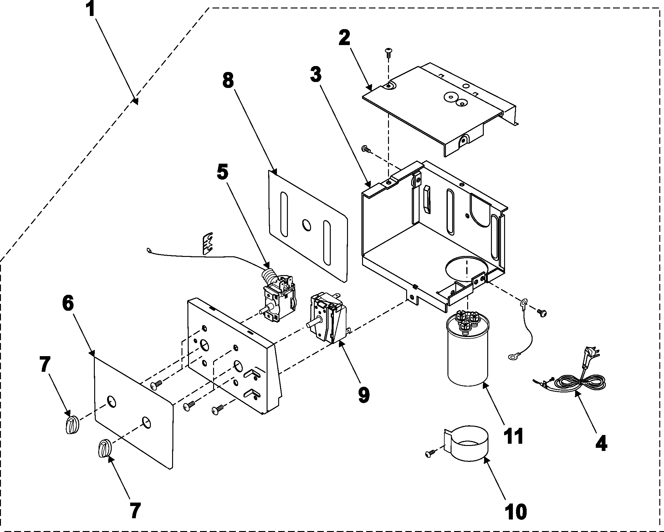 CONTROL ASSEMBLY(AW0693M AW0893M)