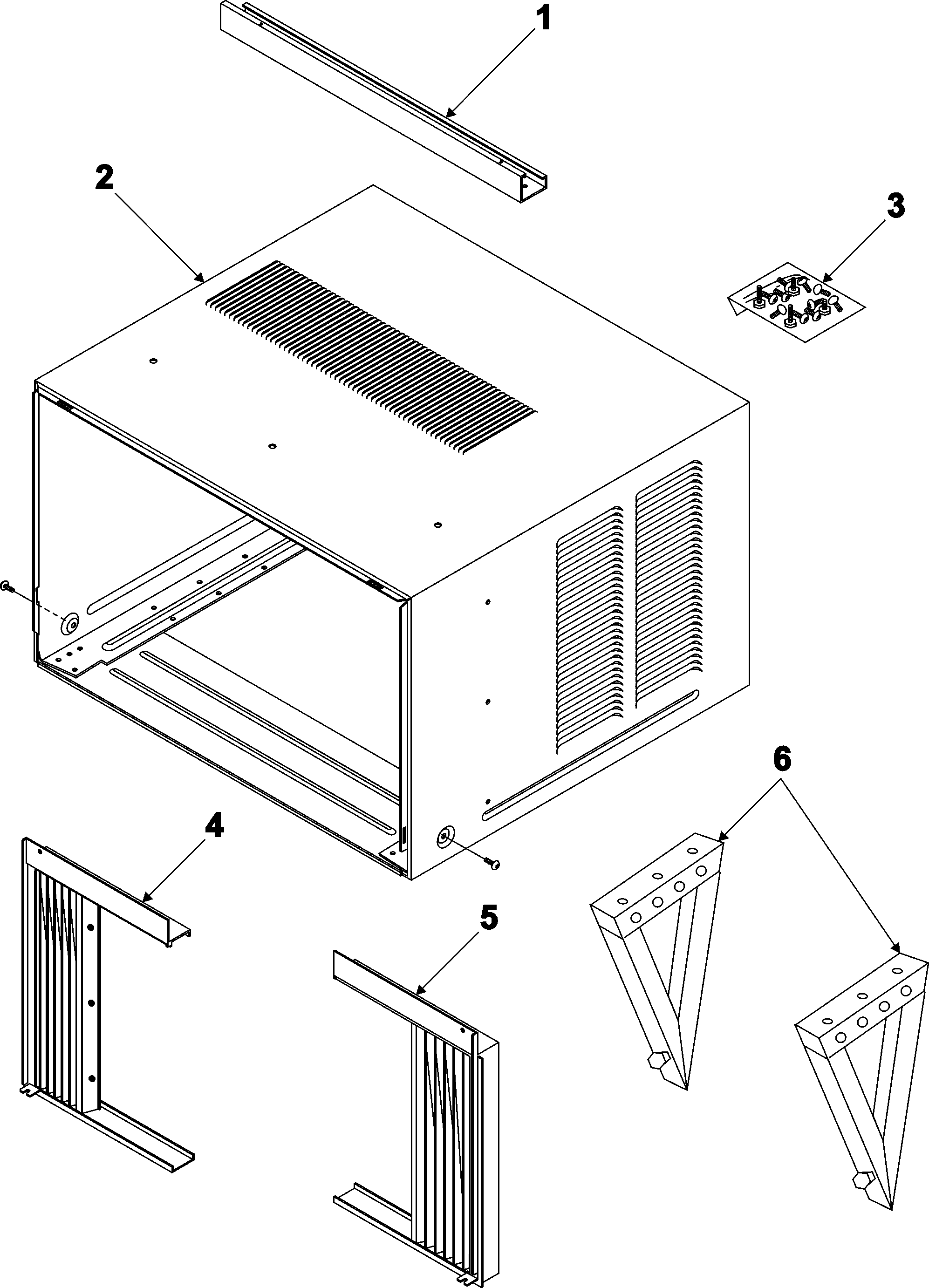 Outer case assembly