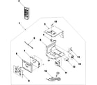 Samsung AW2490L control assembly diagram