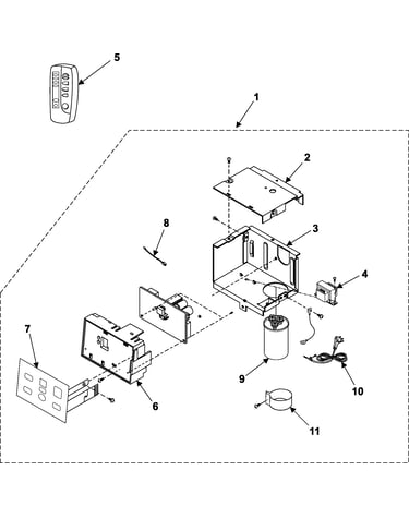 Control assembly (aw0505b aw0593l)