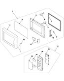 Control panel/door assembly