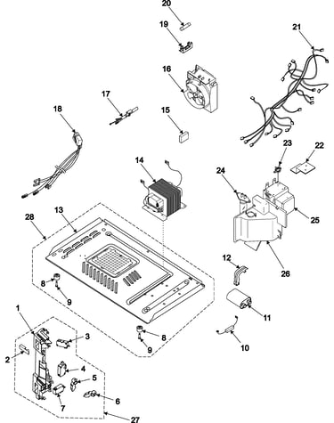 Internal controls/latch asy/base
