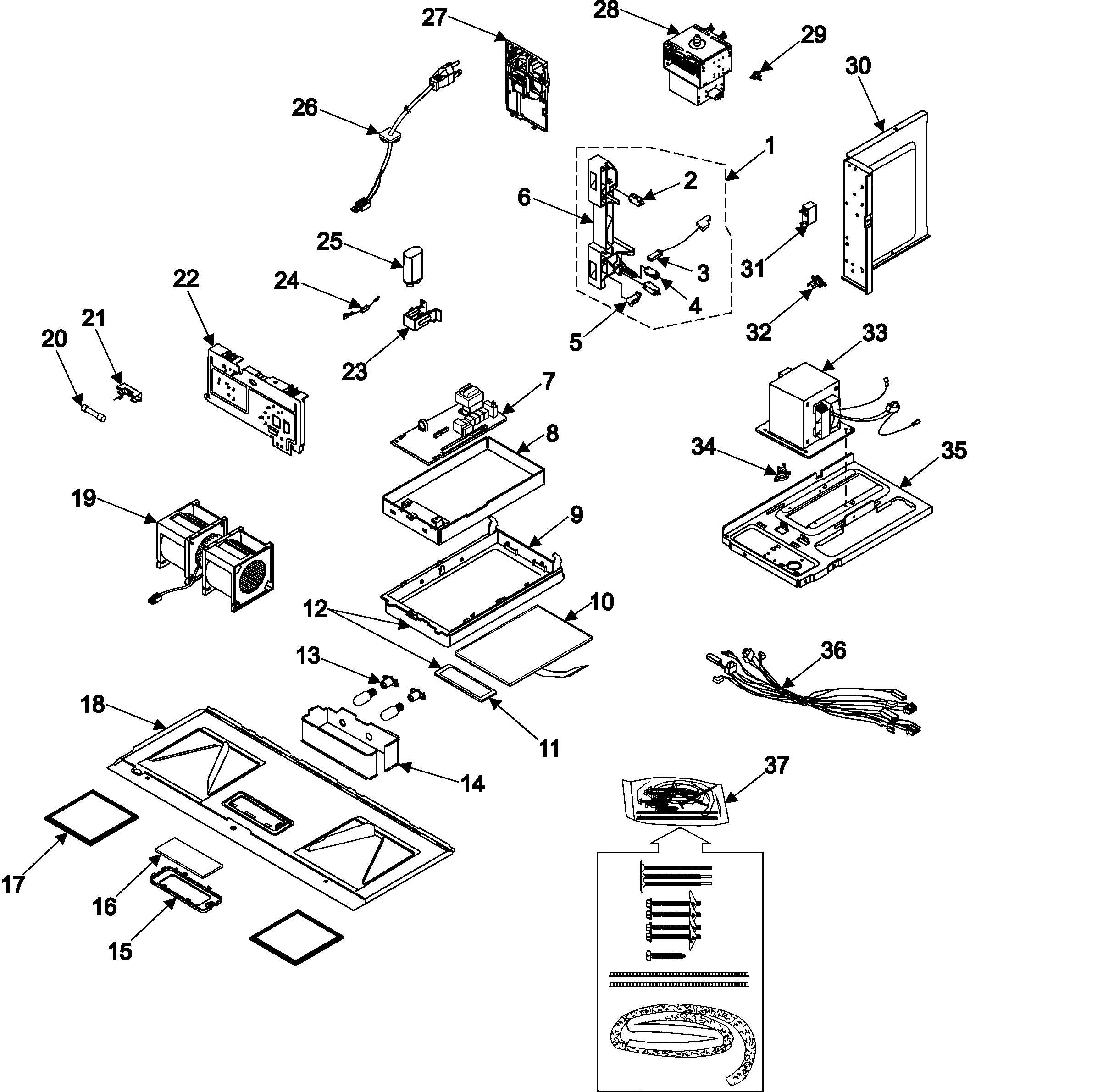 Internal controls/latch asy/base