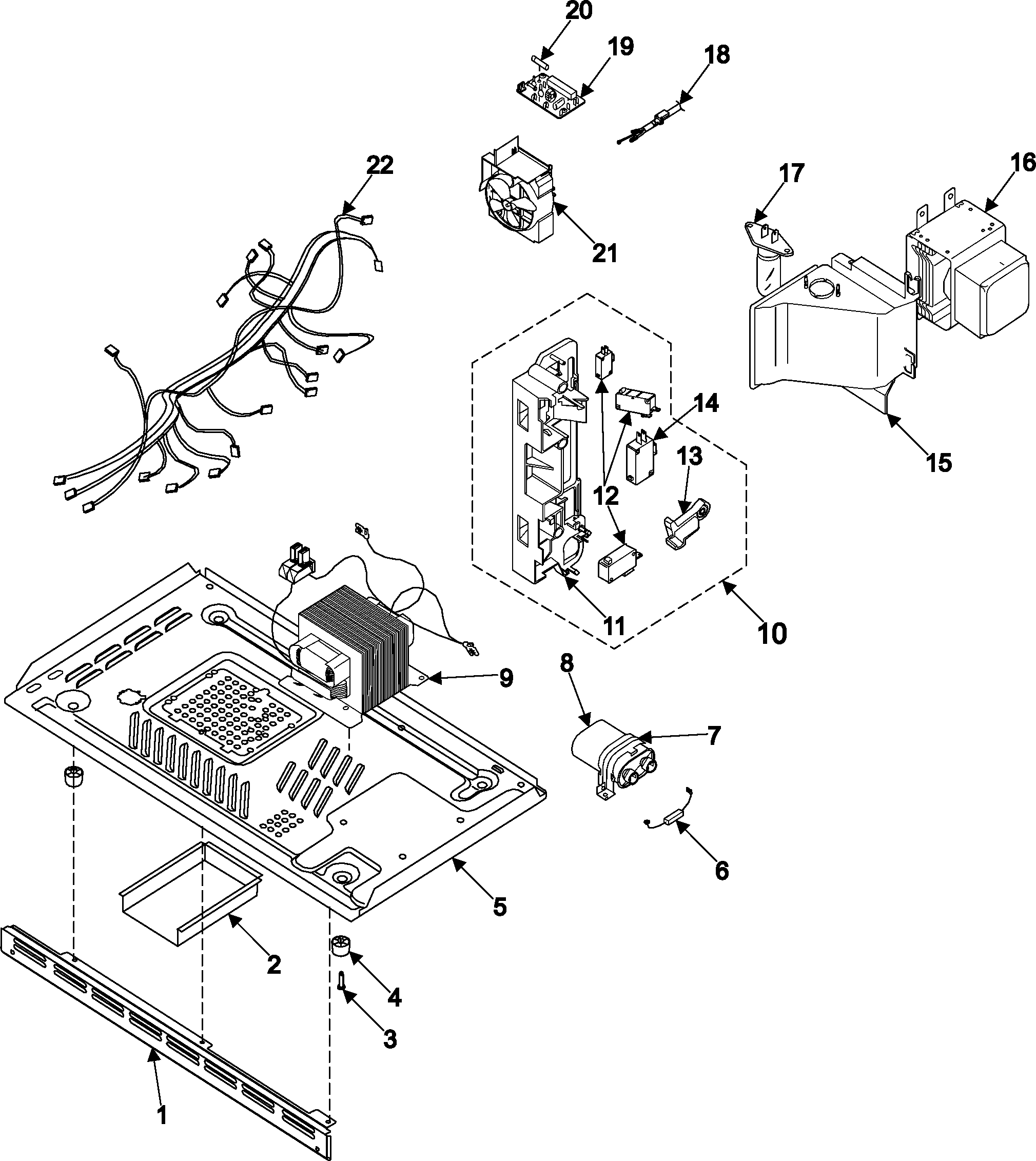 INTERNAL CONTROL/LATCH ASY/BASE