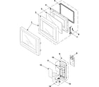 Samsung MR5492W/XAA control panel/door assembly diagram
