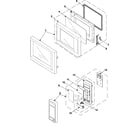 Samsung MR5494W/XAA-01 control panel/door assembly diagram