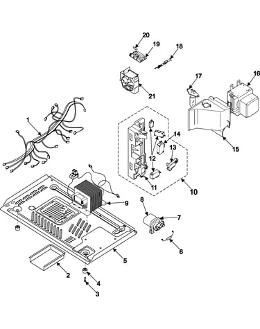Internal control/latch asy/base