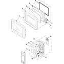 Samsung MR5493G/XAA control panel/door assembly diagram