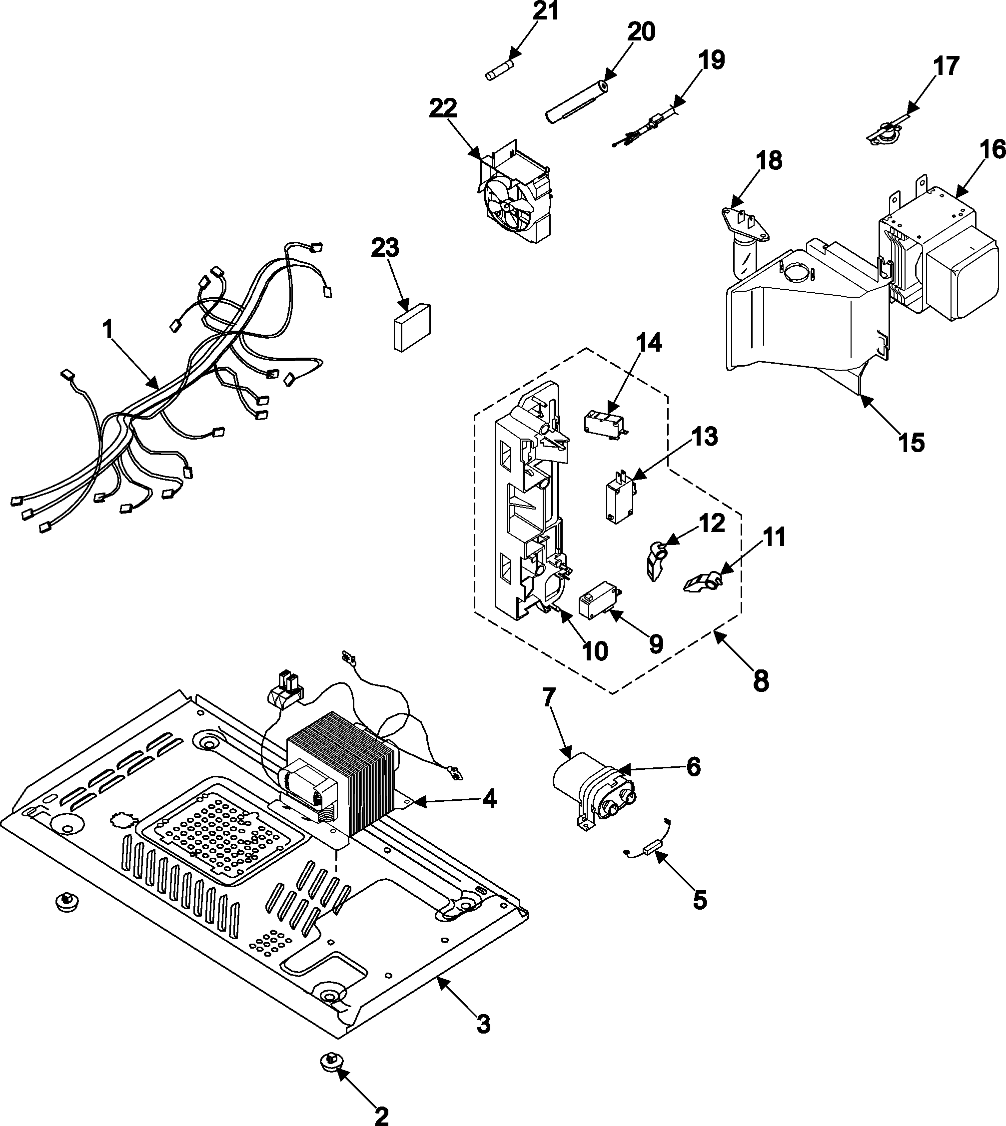 INTERNAL CONTROL/LATCH ASY/BASE