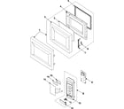 Samsung MR7491G/XAA control panel/door assembly diagram