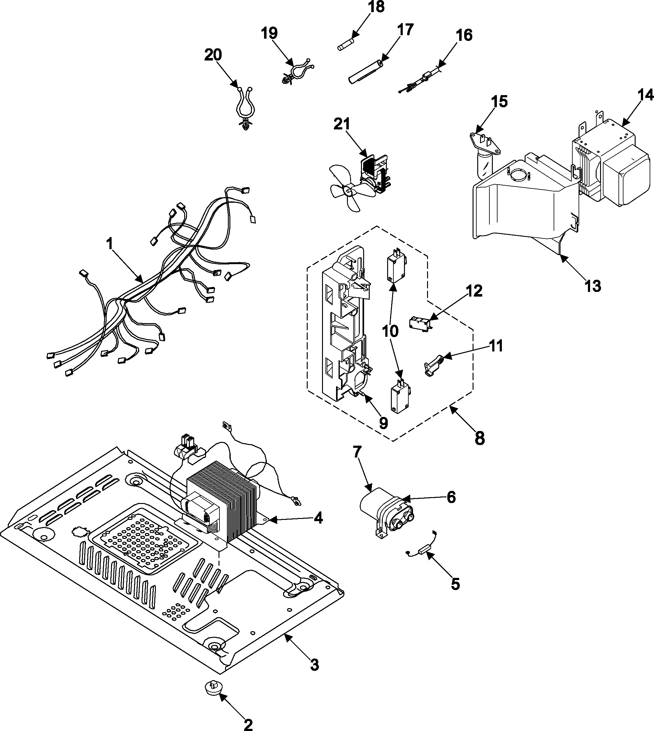 INTERNAL CONTROL/LATCH ASY/BASE