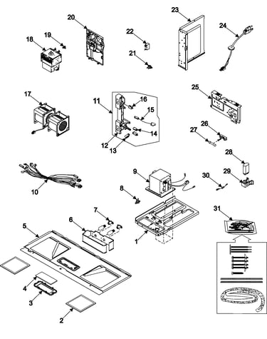 Internal controls/latch asy/base