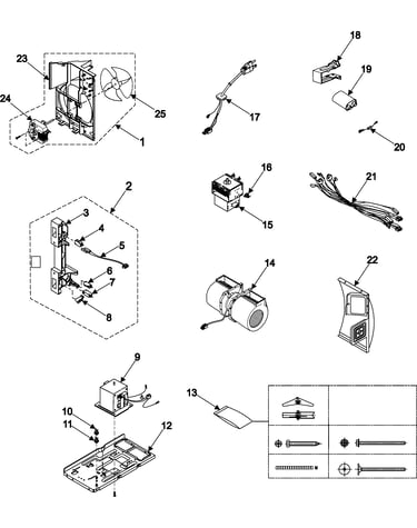 Internal controls/latch asy/base