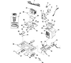 Samsung MR6698WB/XAA internal control/latch asy/base diagram