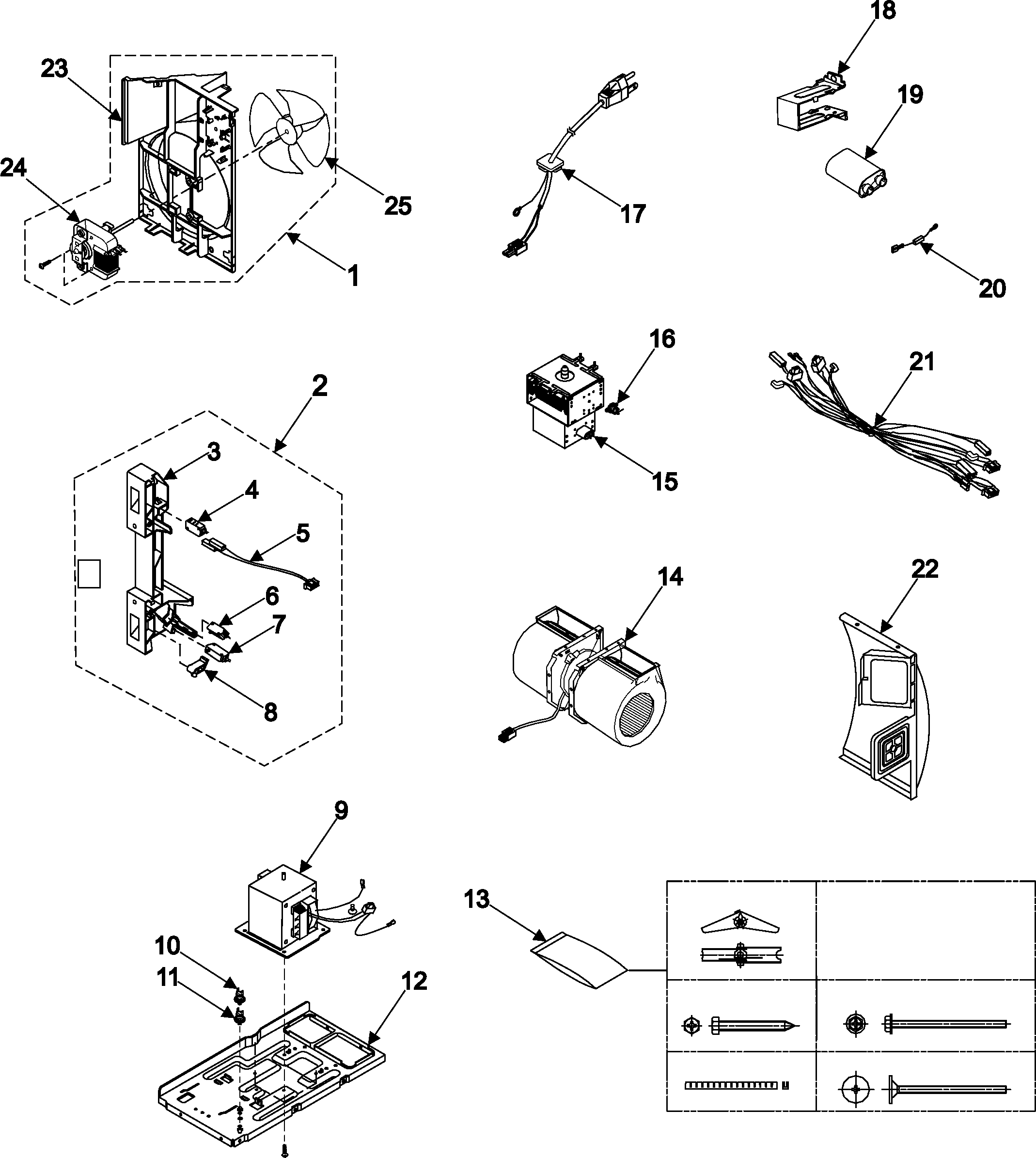 Internal control/latch asy/base