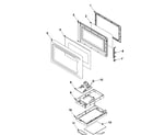 Samsung MR6699SB/XAA control panel/door assembly diagram