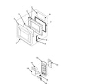 Samsung MR1033SB/XAA control panel/door assembly diagram