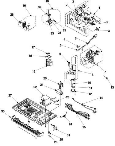 Internal controls/latch asy/base