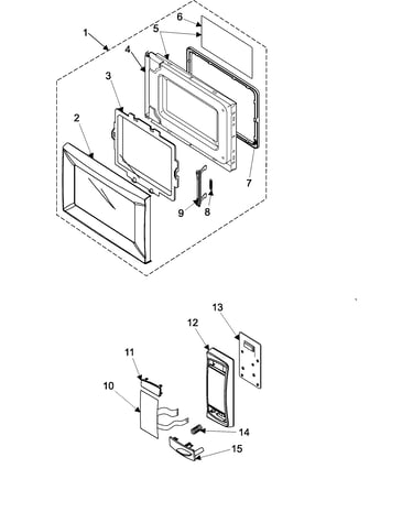 Control panel/door assembly
