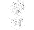 Samsung ME1280STC/XAA control panel/door assembly diagram