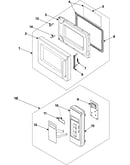 Control panel/door assembly