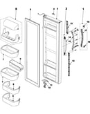 Refrigerator door