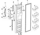 Samsung RS2623WW/XAA freezer door diagram