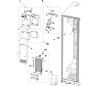 Samsung RS2623BB/XAA freezer compartment diagram