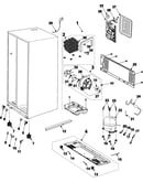 Machine compartment-compressor