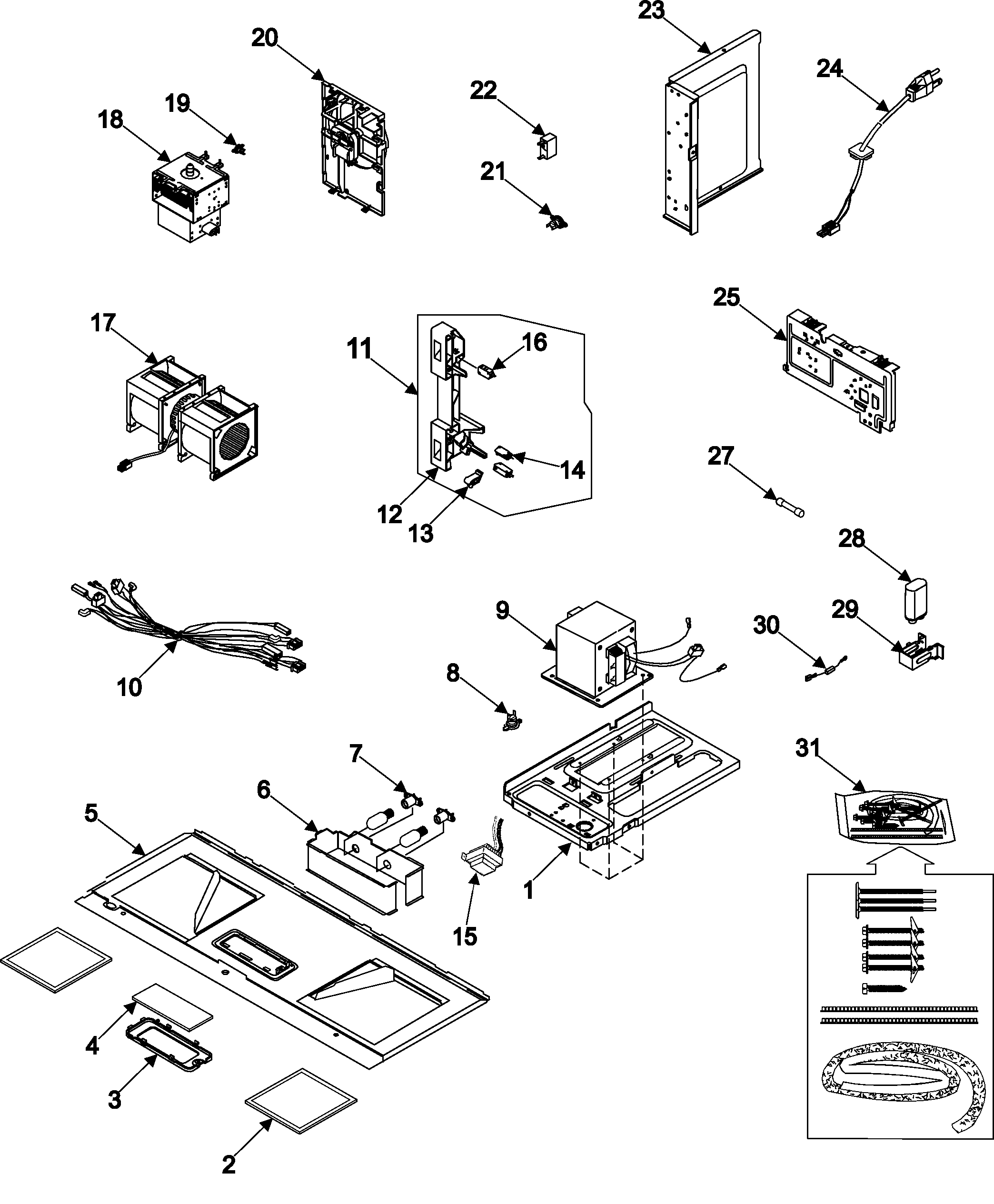 INTERNAL CONTROLS/LATCH ASY/BASE