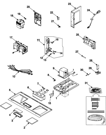 Internal controls/latch asy/base