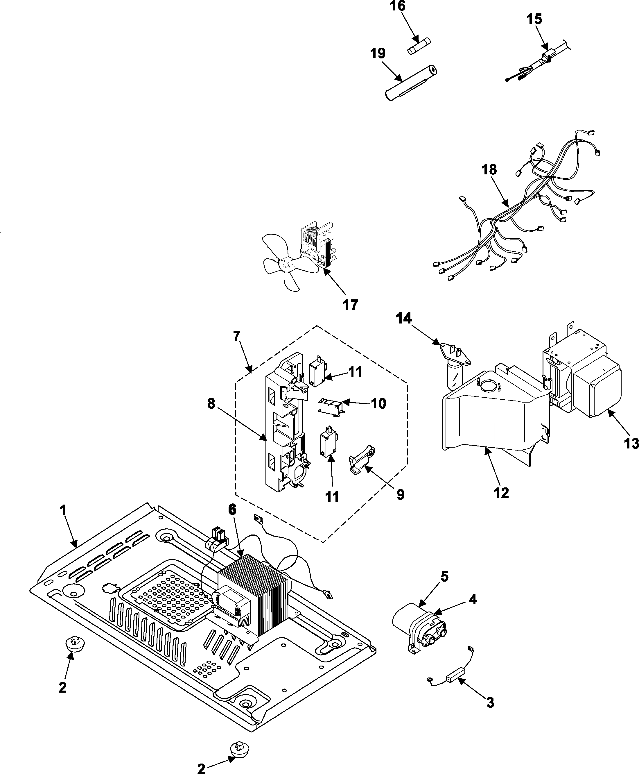 INTERNAL CONTROL/LATCH ASY/BASE