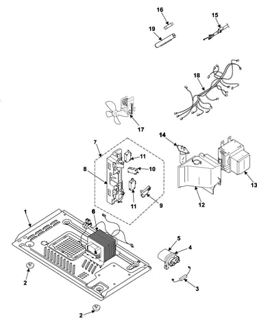 Internal control/latch asy/base