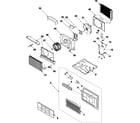 Samsung AW1203M chassis assembly diagram