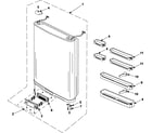 Samsung RB195BSVQ/XAA-00 refrigerator door diagram