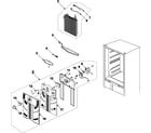 Samsung RB195BSBB/XAA-00 refrigerator compartment diagram