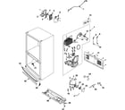 Samsung RB195BSVQ/XAA-00 machine compartment and cabinet back diagram