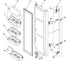 Samsung RS253BAWW/XAA refrigerator door diagram